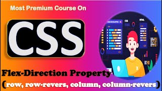 css flex direction | Flex direction row & column | flexbox.