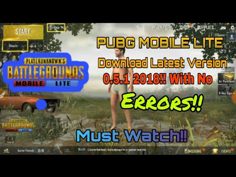 PUBG Mobile Lite Download On Android |Latest Version- 0.5.1 2018| ||ALL PROBLEMS FIXED||