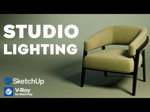 Master Studio Lighting with V-Ray for SketchUp