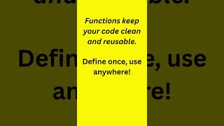 Python Functions Explained in 30 Seconds! 🧠