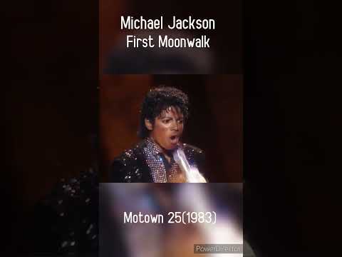 Michael Jackson-First Moonwalk#michaeljackson #billiejean #moonwalk #80s #motown