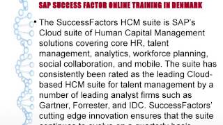 SAP SUCCESS FACTOR ONLINE TRAINING IN USA|SINGAPORE|CANADA