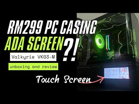 【KEN】RM299 PC Casing yang paling berbaloi ? VK03-M Curved Tempered Glass + Screen !!!