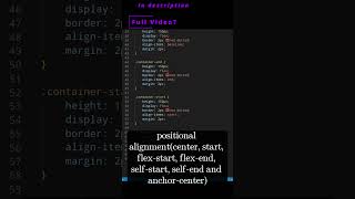 💻 CSS 28b 💻 align-items property 💻 #css #css3 #csscourse #html #html5 #omg