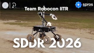 Team Robocon IITR | IRC 2026 | IIT Roorkee | SDDR Submission |   @SpaceRoboticsSociety
