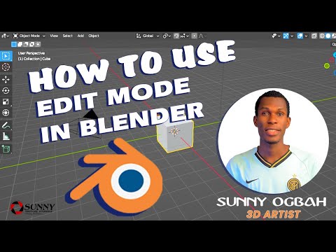 HOW TO USE EDIT MODE IN BLENDER