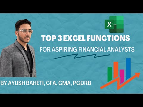 Top 3 Excel Functions for Aspiring Financial Analysts - Forecast, Slope & XIRR / XNPV Functions
