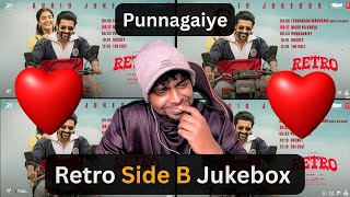 Retro Side B - Punnagaiye Reaction | Jukebox | M.O.U | Mr Earphones #retro #suriya #sana