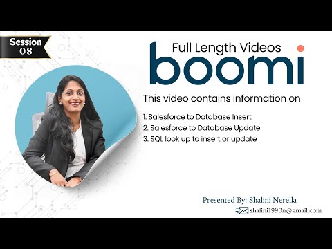 Boomi - Simple data Integration| Salesforce to Database Insert| Update| SQL Lookup to insert /Update