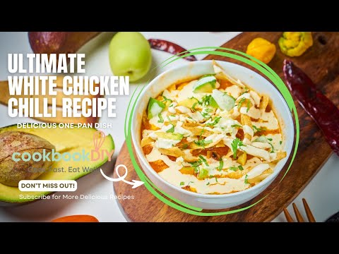 Set & Forget: The Ultimate Slow-Cooker White Chicken Chili (No Fuss, All Flavor!)#whitechickenchili