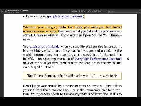 Raw Table Reading: Learn In Public 1.2