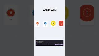 Pure CSS Card Design - No Frameworks, No Libraries #css #shorts #ytshorts #viralshorts