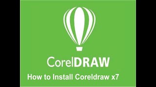 How to Install coreldraw x7
