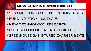 Clemson University receives funding to advance research for innovative transportation
