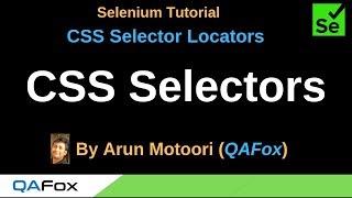 CSS Selector Locators - Part 1 - What is a CSS Selector?