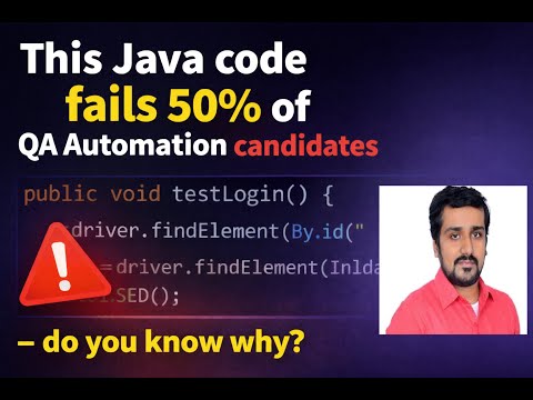 This Java code destroyed 50% of QA Automation interviews 😱