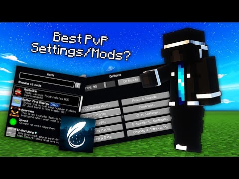 My EXACT Minecraft PvP Settings & Feather Client Mods (2025 Setup)
