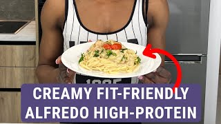 Macro-Friendly Alfredo That Tastes Like a cheat Meal🍝