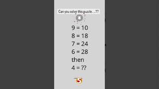 logical maths.maths puzzle 😃 #mathspuzzle #logicalmathstrick #short #maths