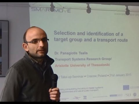 Selection and identification of a target group and a transport route