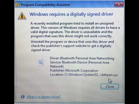 [Solved] Fix windows requires a digitally signed driver Simple and Easy Steps