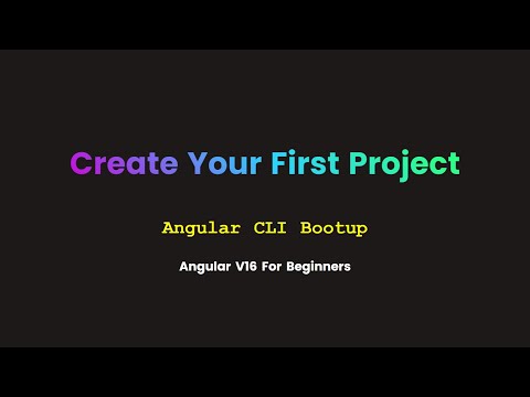 Angular 16 Hindi tutorial #2 Create First Project
