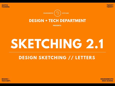 SKETCHING 2.1 // LETTERS