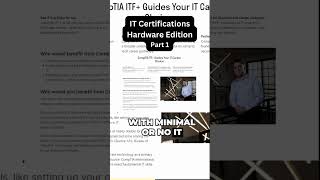 IT Certifications: Hardware Edition Part 1