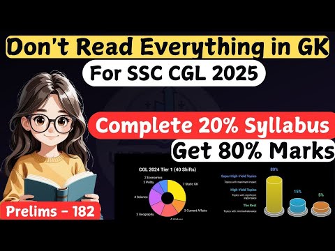 Best GK Strategy for SSC CGL 2025!