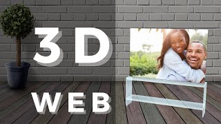 How to create animated 3D web design from scratch - with explanations | HTML and CSS