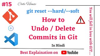 What is git reset command ⚠️ | How to Undo / Delete Commits in Git | Switching branch in Middle