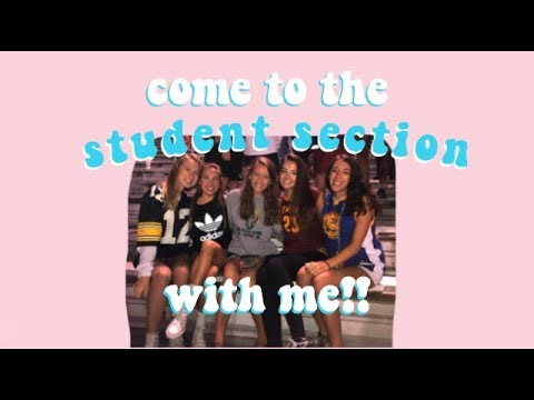 come to the student section with me! friday night lights vlog