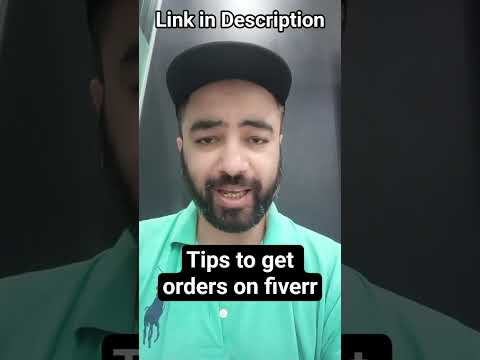 Tips to get orders on Fiverr