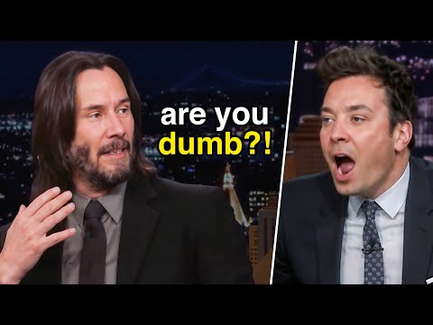 10 Times Keanu Reeves OUTSMARTED Rude Interviewers..