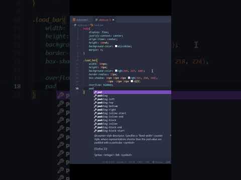 Loading Bar! Hhtml and Css. #shorts #top #coding #js  #development