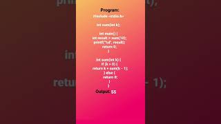Recursion in c Language Easy explaination#clanguage