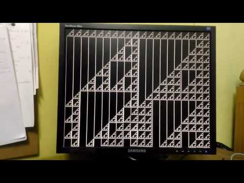 one-dimensional cellular automaton - rule 153