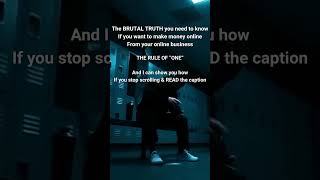 The BRUTAL TRUTH You Need to Know to Make Money Online #howtomakemoneyonline #sidehustleforbeginners