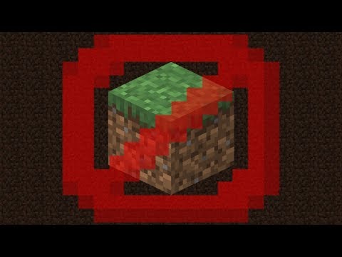 If I touch a grass block in minecraft, the video ends