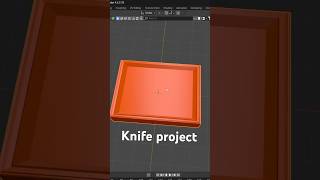 Learn how to use the knife project tool #blendertricks #blendertips #blendertutorials #blender3d