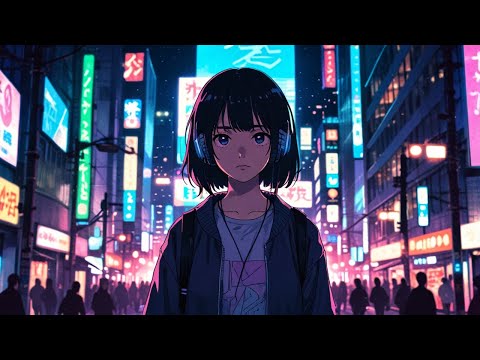 Night City Lofi Midnight Reflections - Calm Beats for Focus & Chill