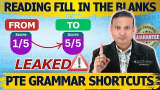 10 Leaked Grammar Tricks for PTE Reading Fill in Blanks | Edutrainex