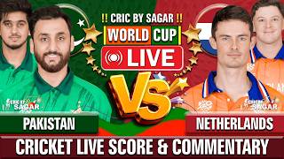 Pakistan vs Netherlands | PAK vs NED | Cricket Live Score & Commentary