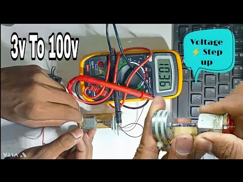 3v To 10.36v voltage ⚡ booster #diyprojects #viral #project