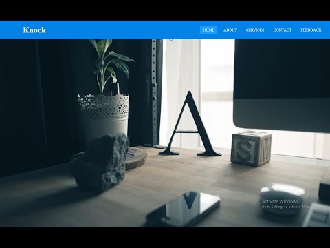 Create Responsive Navbar Using HTML & CSS