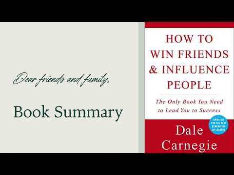 How to win friends and Influence people by Dale Carnegie।। Book summary।। English audiobook।।