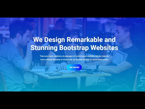 Full Responsive Website Landing Page Using HTML & CSS | Source Code | Zero Cyber