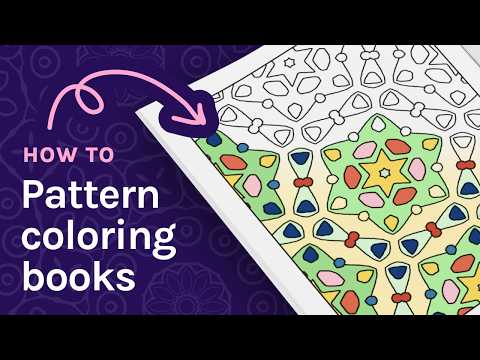 The key to make PATTERN coloring books... is this app 👀