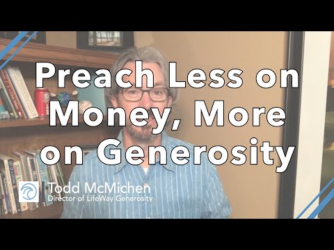 Preach Less On Money More On Generosity