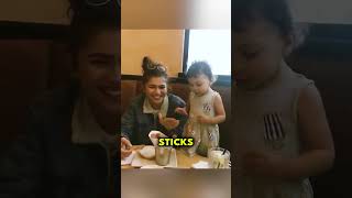 Zendaya’s niece stole her food 😂